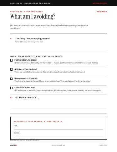 The Getting Started Pack — Break it apart